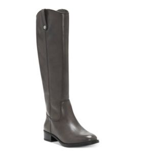 Inc International Concepts. Womens Fawne Leather Gray Boots Size 6.5